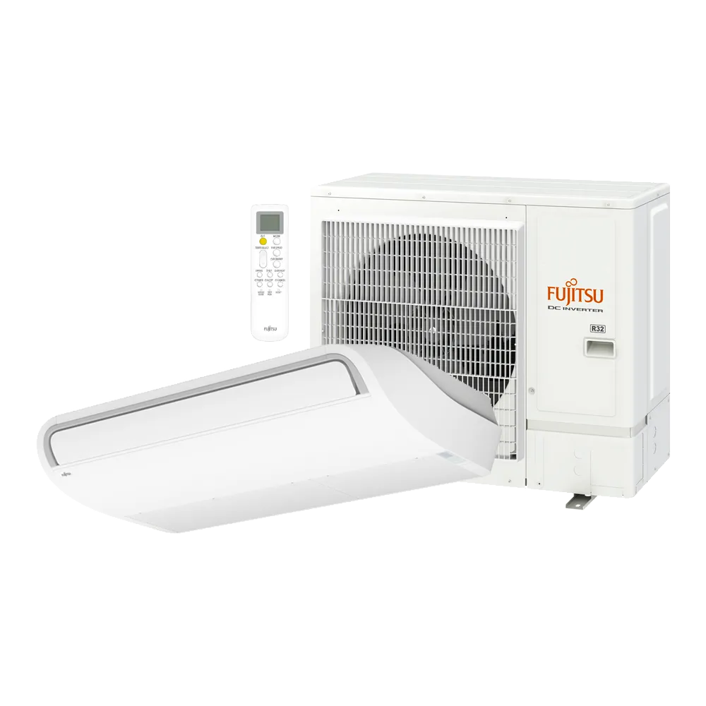 Ar Condicionado Piso Teto Fujitsu Inverter 31000 Btus Quente e Frio 220v R-32